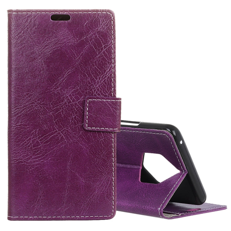 Retro Crazy Horse Texture Horizontal Flip Leather Case for Nokia 9 PureView, with Holder & Card Slots & Photo Frame