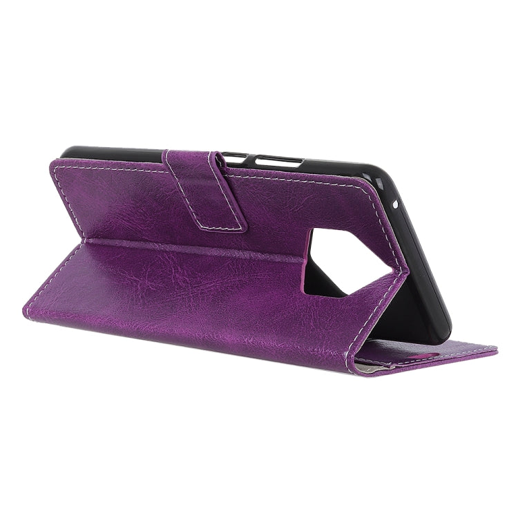 Retro Crazy Horse Texture Horizontal Flip Leather Case for Nokia 9 PureView, with Holder & Card Slots & Photo Frame