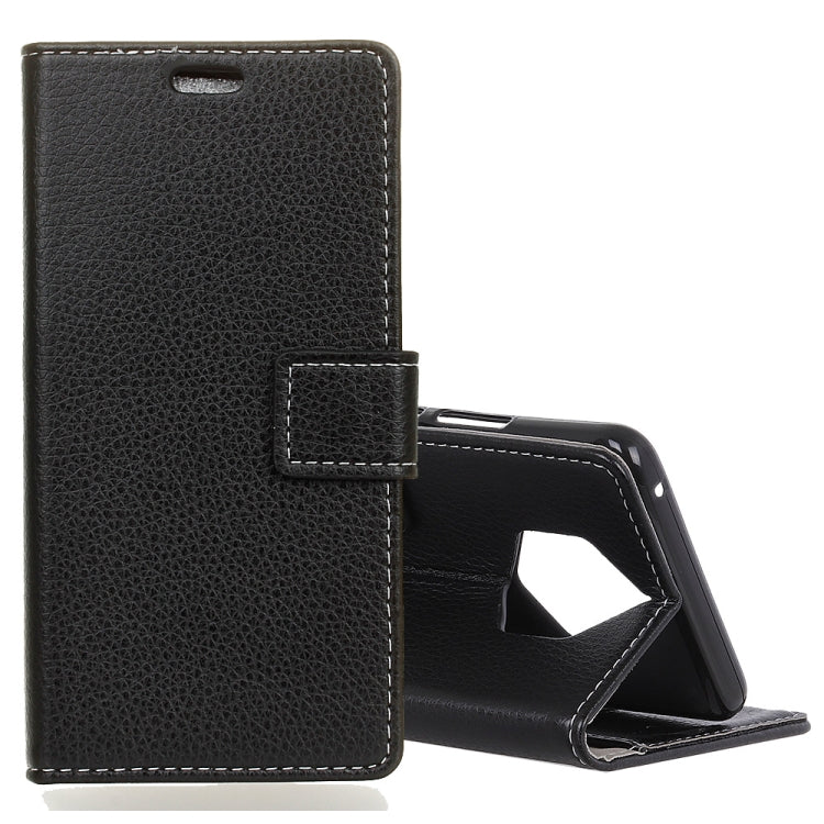 Litchi Texture Horizontal Flip Leather Case for Nokia 9 PureView, with Holder & Card Slots & Photo Frame