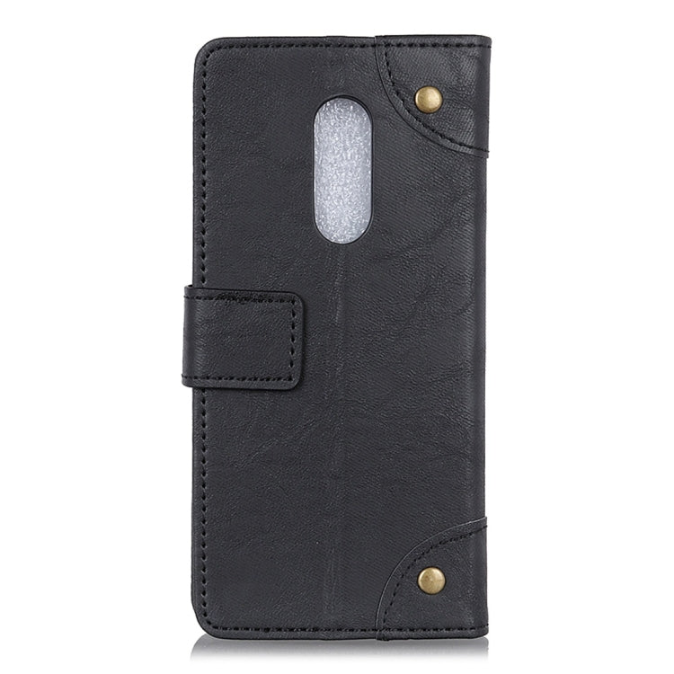Copper Buckle Retro Crazy Horse Texture Horizontal Flip Leather Case for Nokia 3.2, with Holder & Card Slots & Wallet