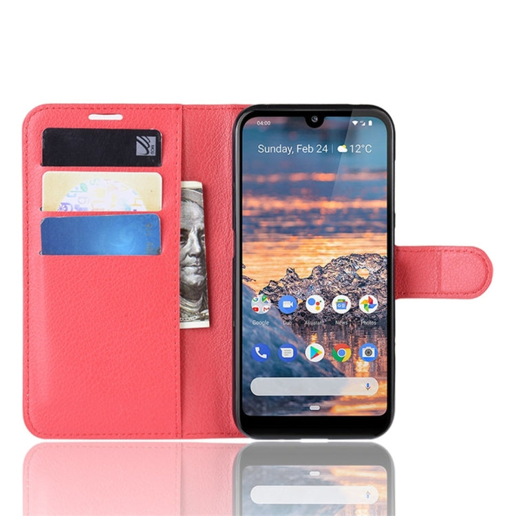 Litchi Texture Horizontal Flip Leather Case for Nokia 4.2, with Wallet & Holder & Card Slots