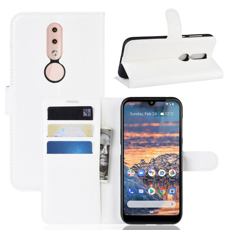 Litchi Texture Horizontal Flip Leather Case for Nokia 4.2, with Wallet & Holder & Card Slots