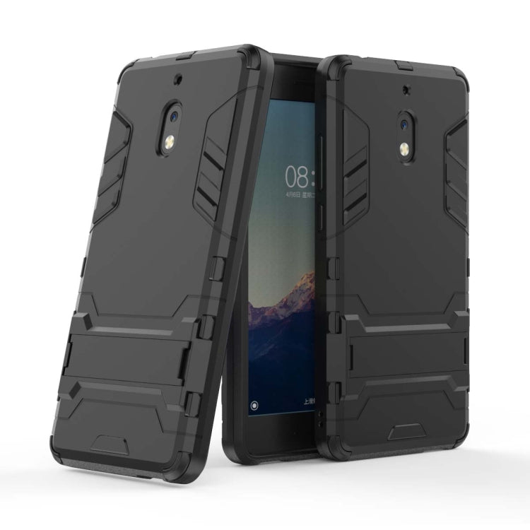 Shockproof PC + TPU Case for Nokia 2.1, with Holder