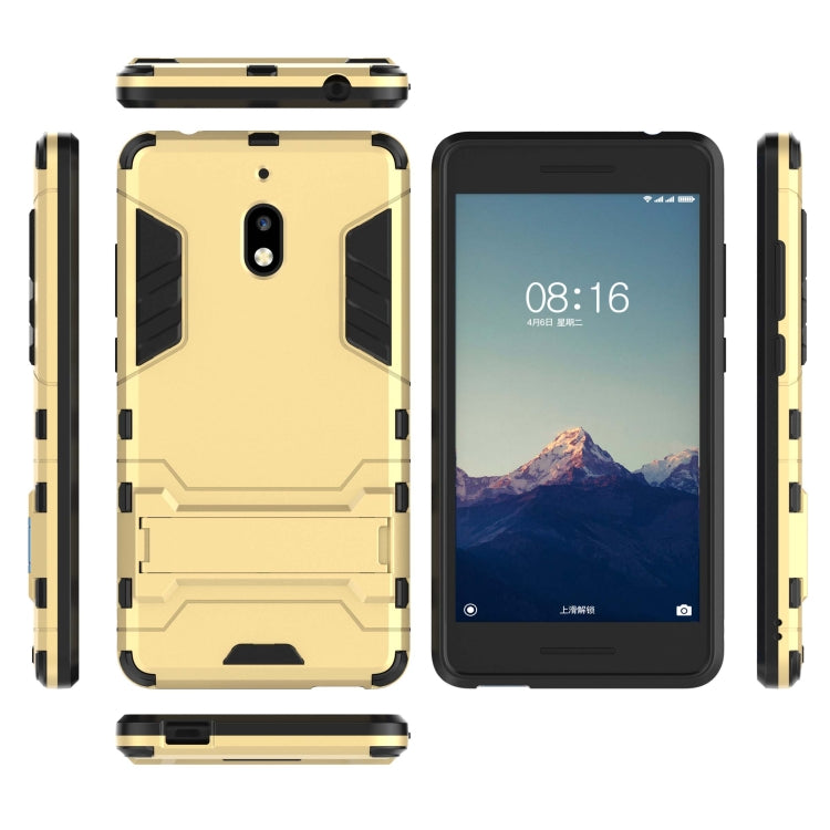 Shockproof PC + TPU Case for Nokia 2.1, with Holder