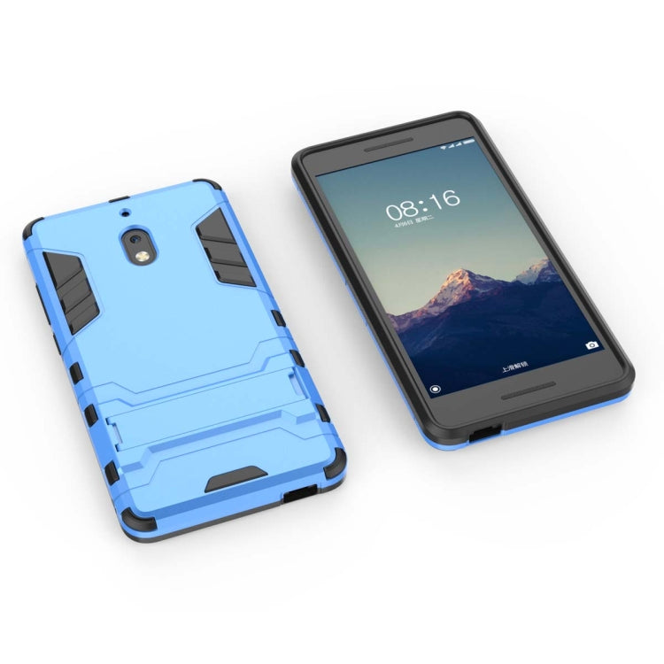 Shockproof PC + TPU Case for Nokia 2.1, with Holder