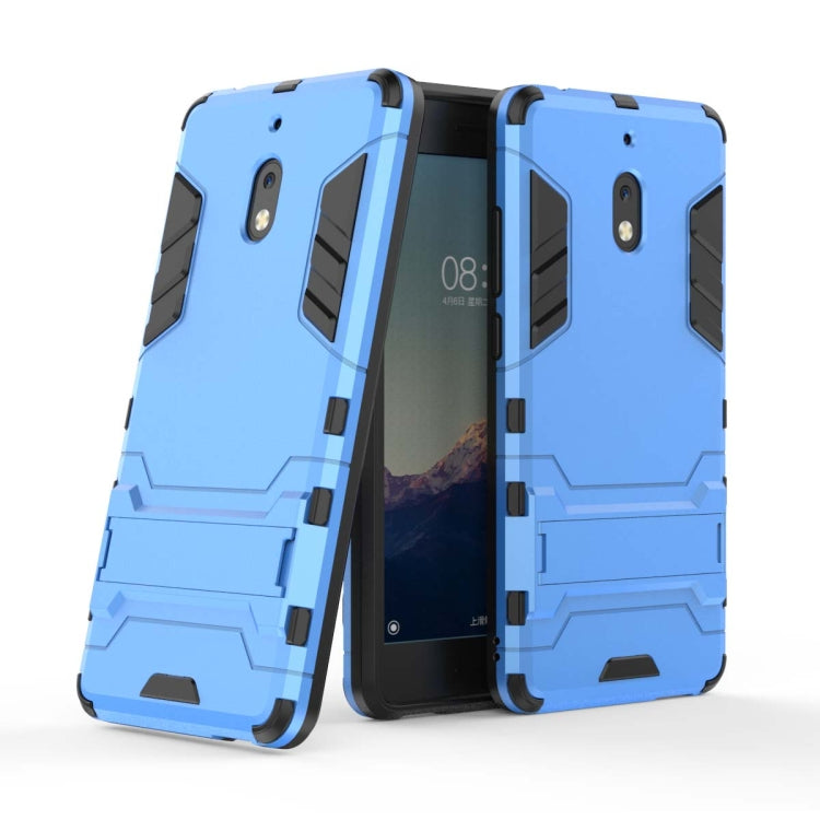 Shockproof PC + TPU Case for Nokia 2.1, with Holder