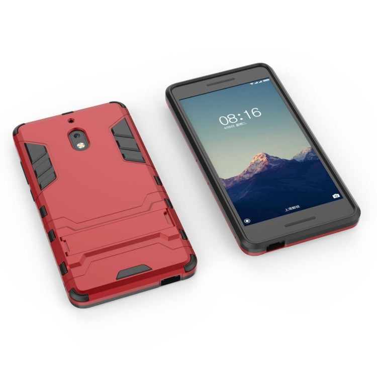 Shockproof PC + TPU Case for Nokia 2.1, with Holder