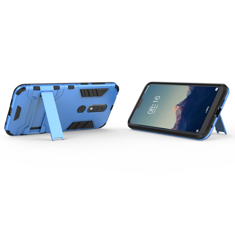 Shockproof PC + TPU Case for Nokia X6, with Holder