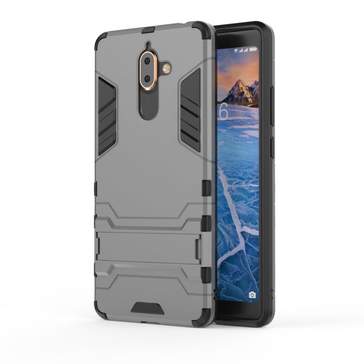Shockproof PC + TPU Case for Nokia 7 Plus 2018, with Holder