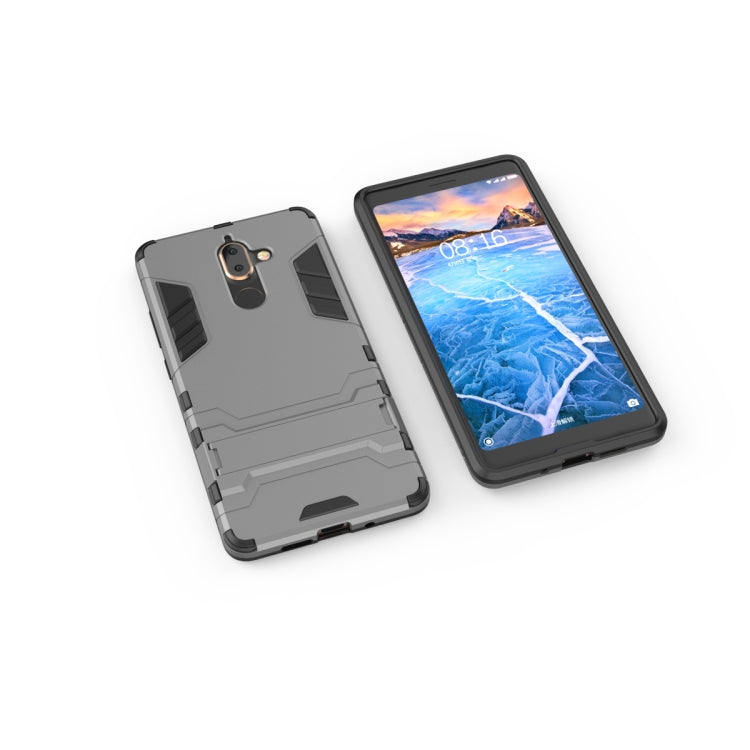 Shockproof PC + TPU Case for Nokia 7 Plus 2018, with Holder