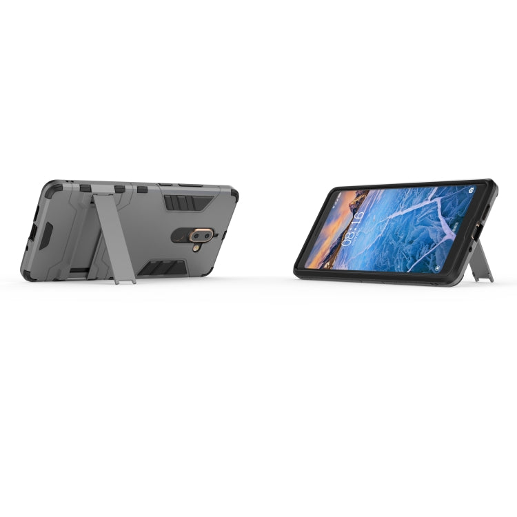 Shockproof PC + TPU Case for Nokia 7 Plus 2018, with Holder