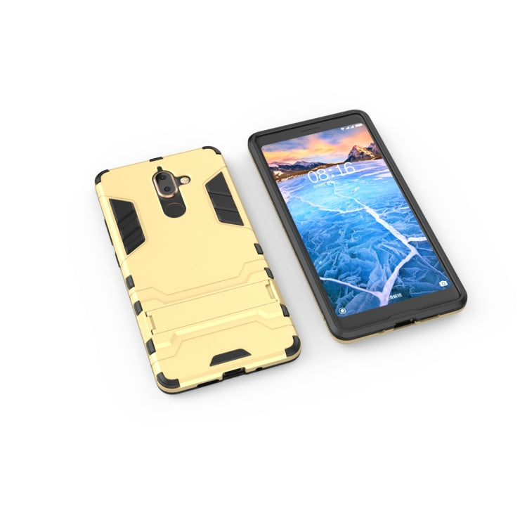 Shockproof PC + TPU Case for Nokia 7 Plus 2018, with Holder