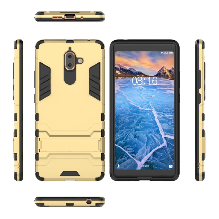 Shockproof PC + TPU Case for Nokia 7 Plus 2018, with Holder