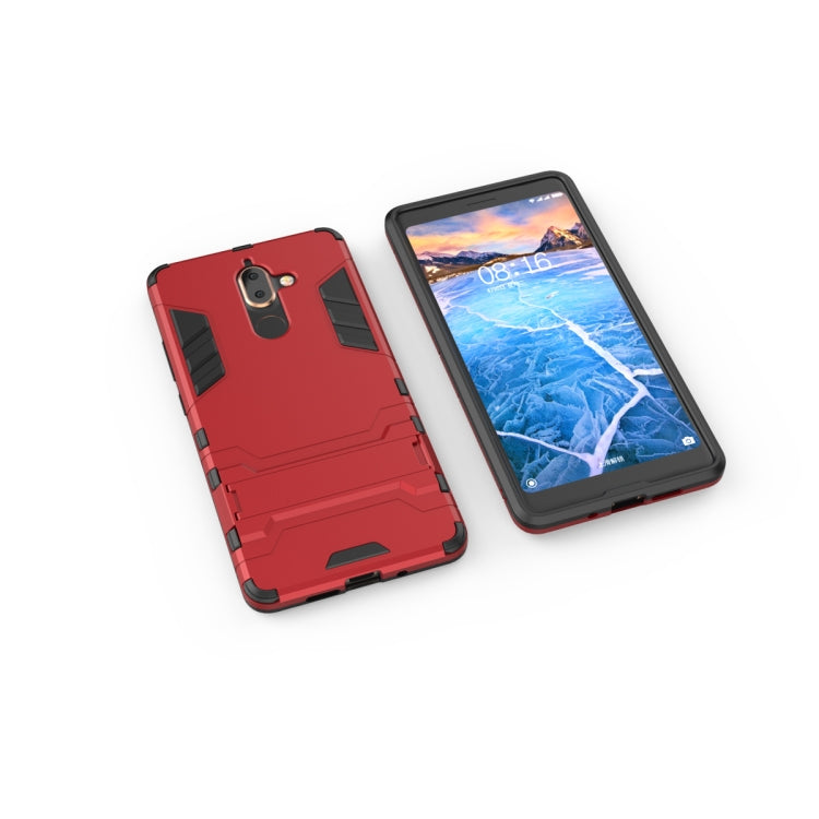 Shockproof PC + TPU Case for Nokia 7 Plus 2018, with Holder
