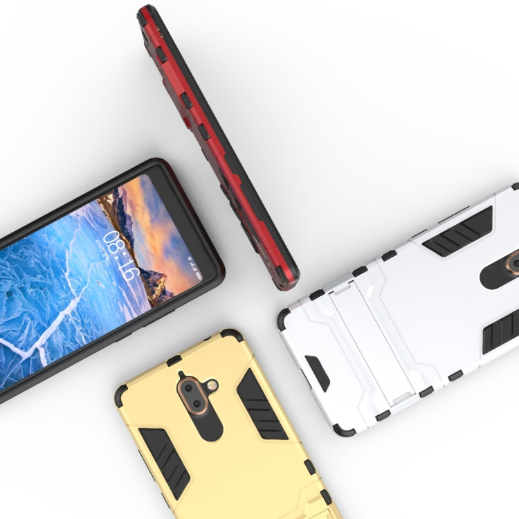 Shockproof PC + TPU Case for Nokia 7 Plus 2018, with Holder