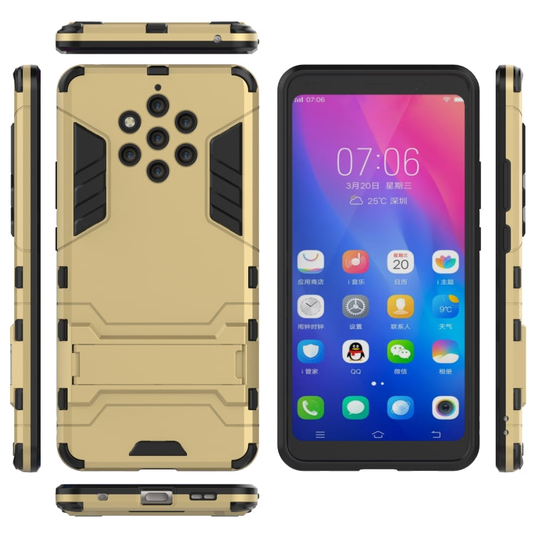 Shockproof PC + TPU Case for Nokia 9, with Holder