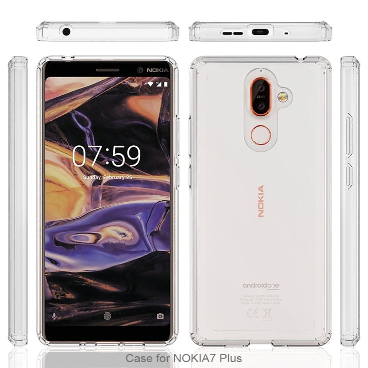 Scratchproof TPU + Acrylic Protective Case for Nokia 7 Plus