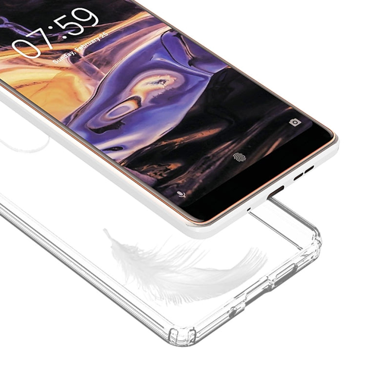 Scratchproof TPU + Acrylic Protective Case for Nokia 7 Plus