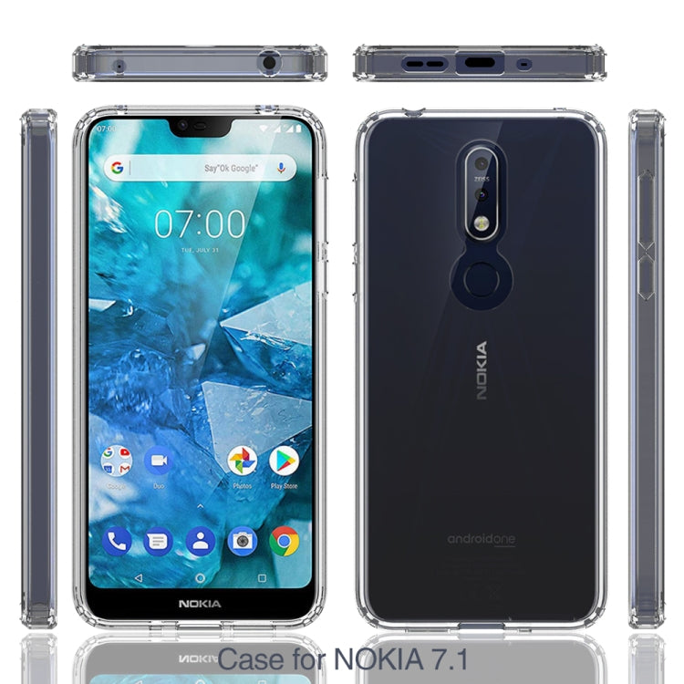 Scratchproof TPU + Acrylic Protective Case for Nokia 7.1