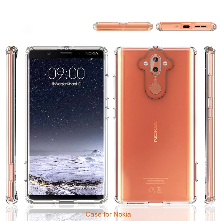 Scratchproof TPU + Acrylic Protective Case for Nokia 8 Sirocco