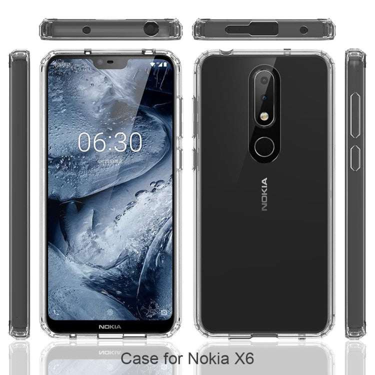 Scratchproof TPU + Acrylic Protective Case for Nokia X6