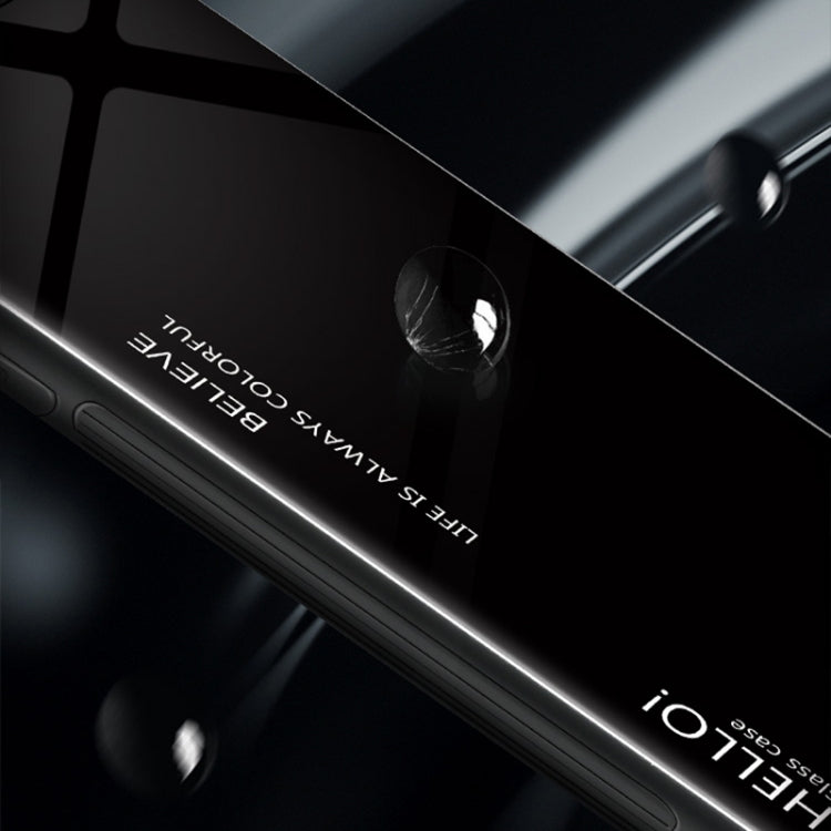 Gradient Color Glass Case for Nokia 7.1 Plus / X7