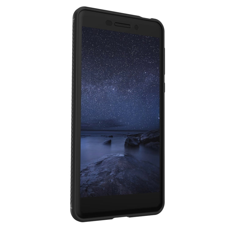 Lenuo Leshen Series for Nokia 6 (2018) TPU Litchi Texture Dropproof Protective Back Cover Case