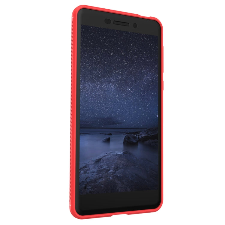 Lenuo Leshen Series for Nokia 6 (2018) TPU Litchi Texture Dropproof Protective Back Cover Case