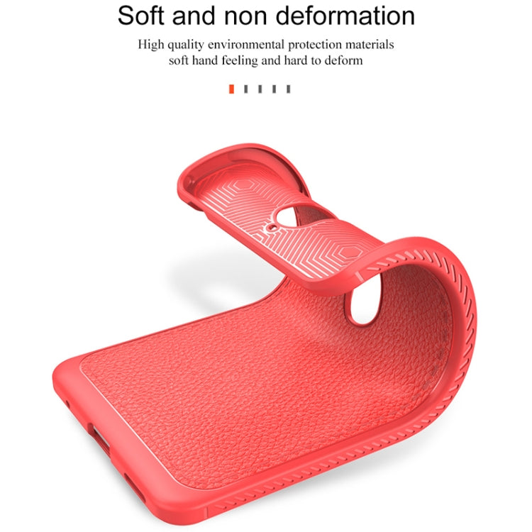 Lenuo Leshen Series for Nokia 6 (2018) TPU Litchi Texture Dropproof Protective Back Cover Case