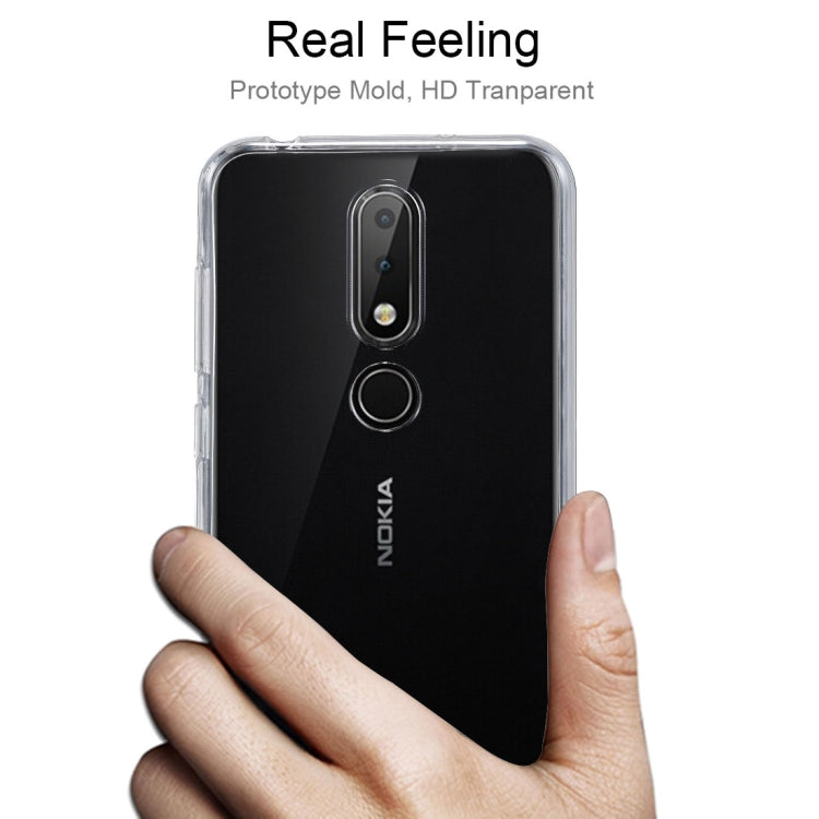 0.75mm Transparent TPU Case for Nokia X6 (2018)