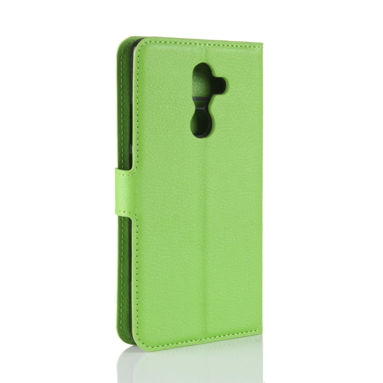 For Nokia 7 Plus PU + TPU Litchi Texture Horizontal Flip Leather Case with Wallet & Holder & Card Slots