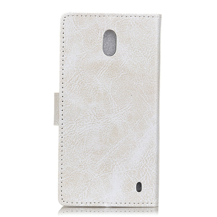 Retro Crazy Horse Texture Horizontal Flip Leather Case for Nokia 1 Plus, with Holder & Card Slots & Photo Frame