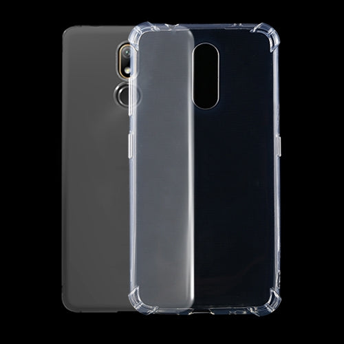 For Nokia 3.2 Four-Corner Shockproof Ultra-Thin Transparent TPU Case