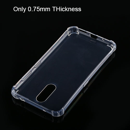 For Nokia 3.2 Four-Corner Shockproof Ultra-Thin Transparent TPU Case