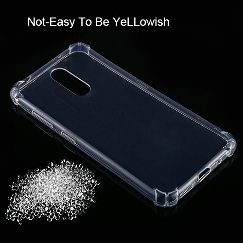 For Nokia 3.2 Four-Corner Shockproof Ultra-Thin Transparent TPU Case