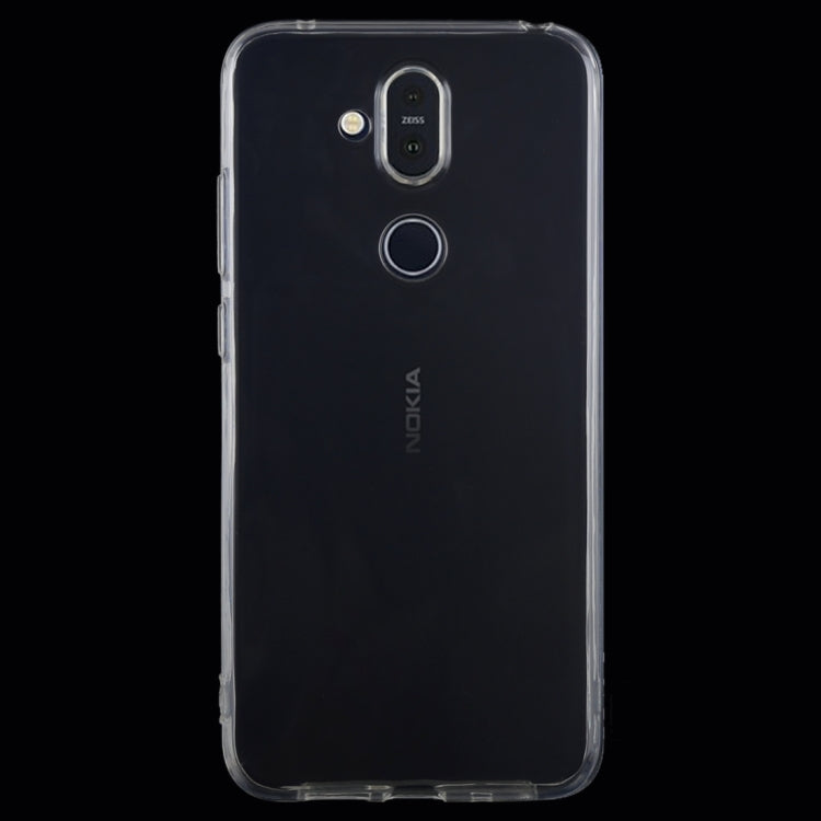 0.75mm Ultrathin Transparent TPU Soft Protective Case for Nokia X7