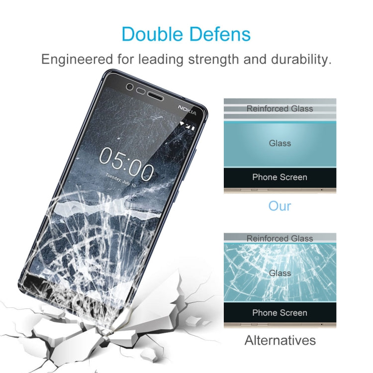 9H 2.5D Tempered Glass Film for Nokia 5.1