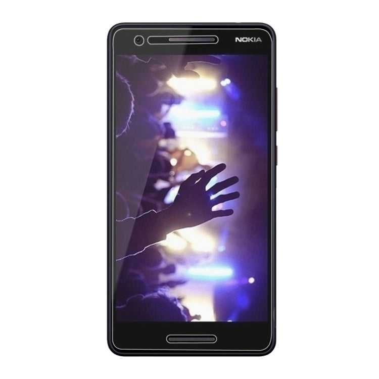 2 PCS 9H 2.5D Tempered Glass Film for Nokia 2.1