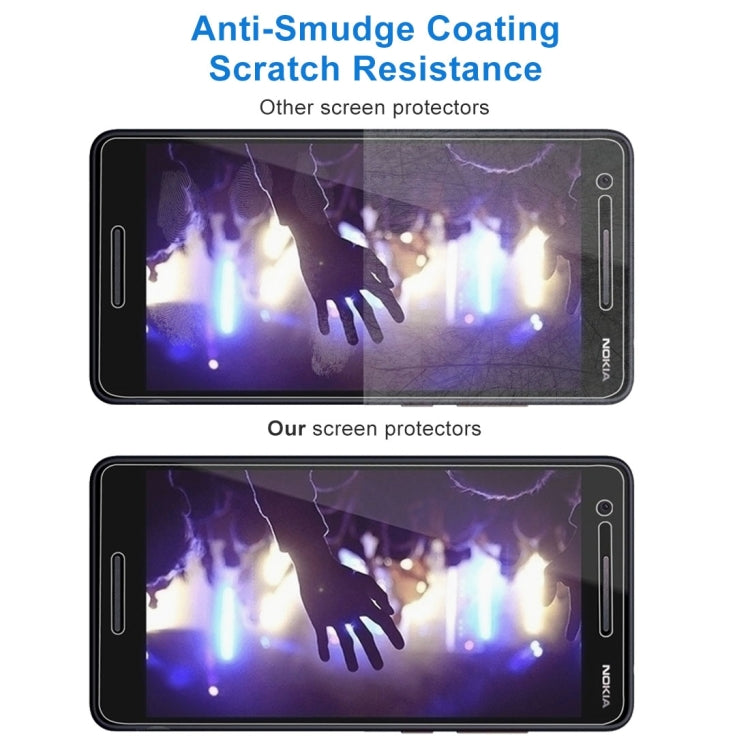 10 PCS  9H 2.5D Tempered Glass Film for Nokia 2.1