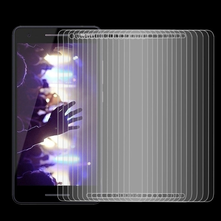 100 PCS 9H 2.5D Tempered Glass Film for Nokia 2.1