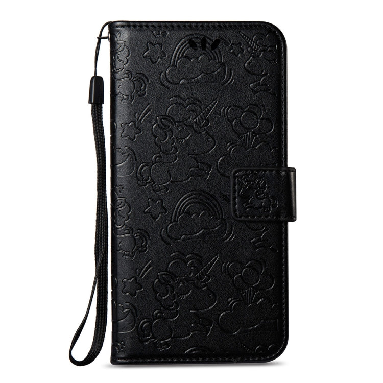 For Nokia 6/N6 Embossed Horse Cloud Print Horizontal Flip Leather Case with Holder & Card Slots & Wallet & Lanyard