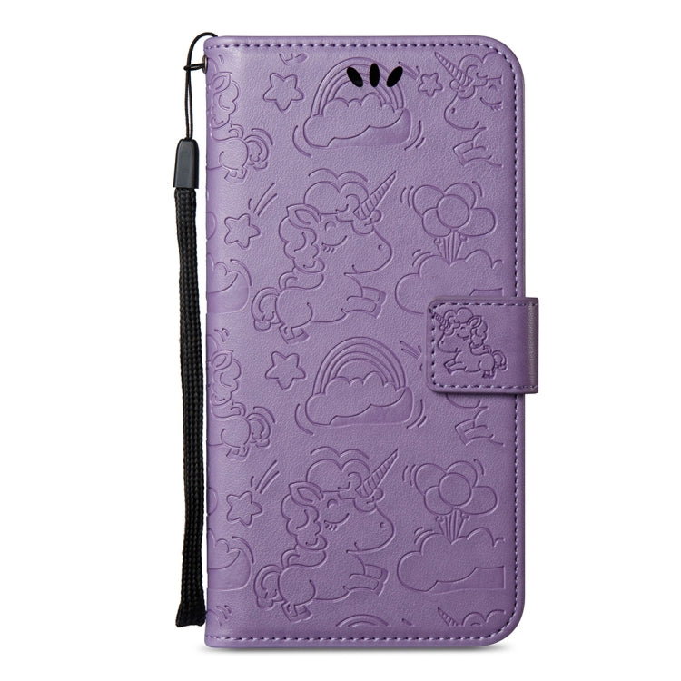 For Nokia 6/N6 Embossed Horse Cloud Print Horizontal Flip Leather Case with Holder & Card Slots & Wallet & Lanyard