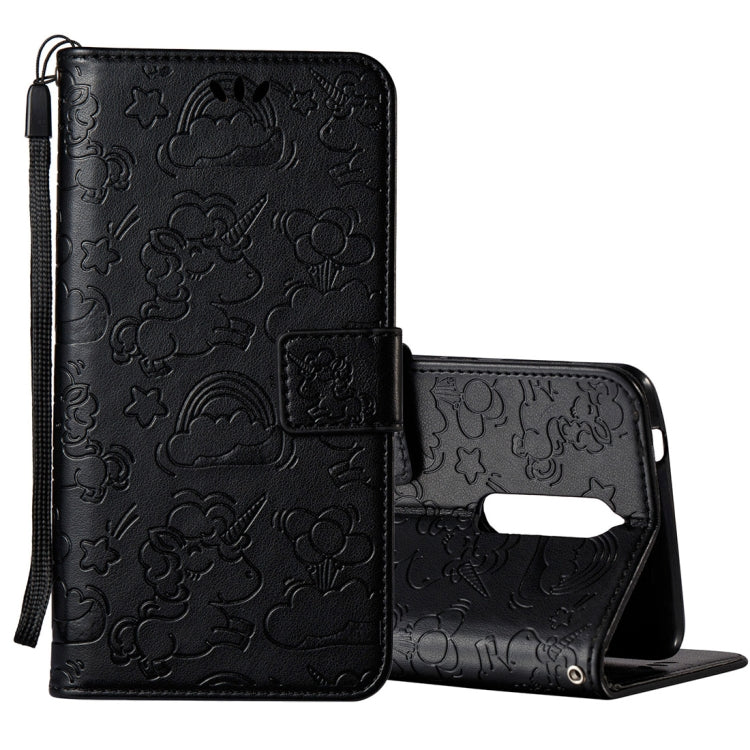 For Nokia N8 Pressed Horse Cloud Print Horizontal Flip Leather Case with Holder & Card Slots & Wallet & Lanyard