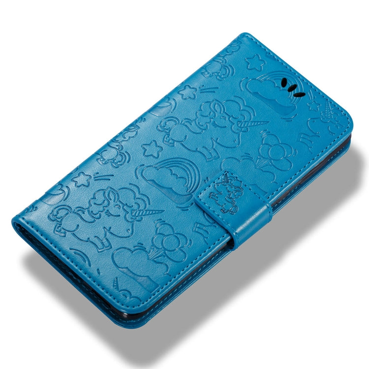 For Nokia N8 Pressed Horse Cloud Print Horizontal Flip Leather Case with Holder & Card Slots & Wallet & Lanyard