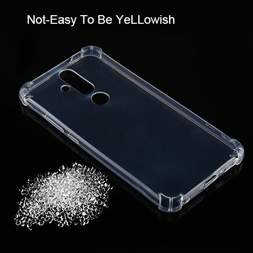 For Nokia X71 Four-Corner Shockproof Ultra-Thin Transparent TPU Case