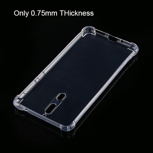 For Nokia 8 Four-Corner Shockproof Ultra-Thin Transparent TPU Case