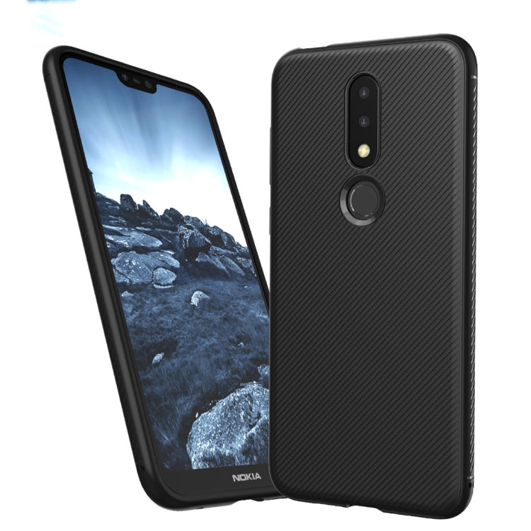 lenuo Leshen Series Stripe Texture TPU Case for Nokia X6 (2018)