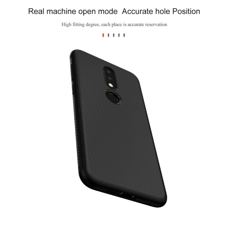 lenuo Leshen Series Stripe Texture TPU Case for Nokia X6 (2018)