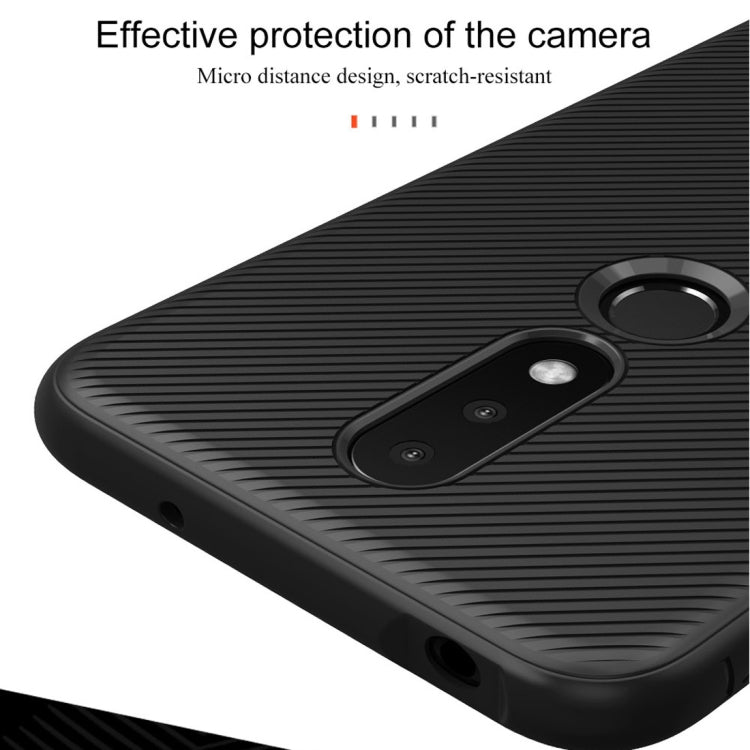 lenuo Leshen Series Stripe Texture TPU Case for Nokia X6 (2018)