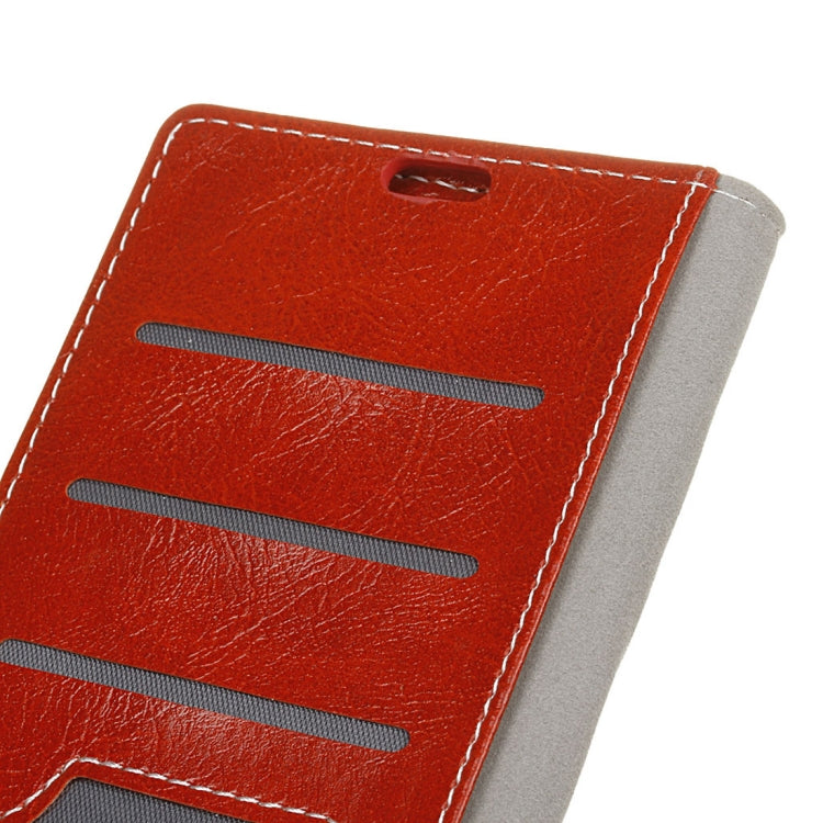 Retro Crazy Horse Texture Horizontal Flip Leather Case for Nokia X6 / 6.1 Plus, with Holder & Card Slots & Wallet & Photo Frame